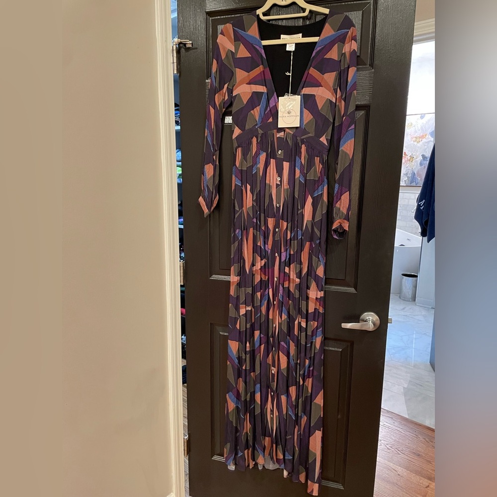 Mara Hoffman NWT Compass Long Sleeve Maxi Dress